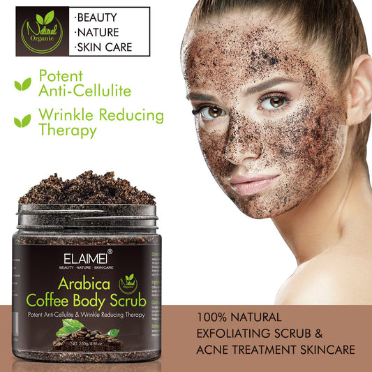 Café gommage exfoliant corps et visage